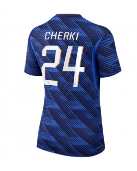 Billige Fotballdrakt Frankrike Rayan Cherki #24 Replika Hjemmedrakt Dame VM 2026 Kortermet Billige Fotballdrakt Frankrike Rayan Cherki #24 Replika Hjemmedrakt Dame VM 2026 Kortermet